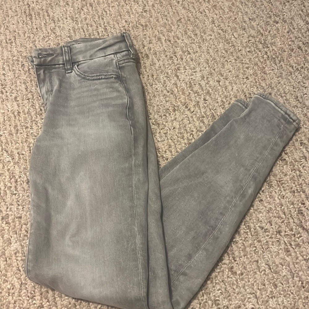 Mid-rise Grey American Eagle jeggings